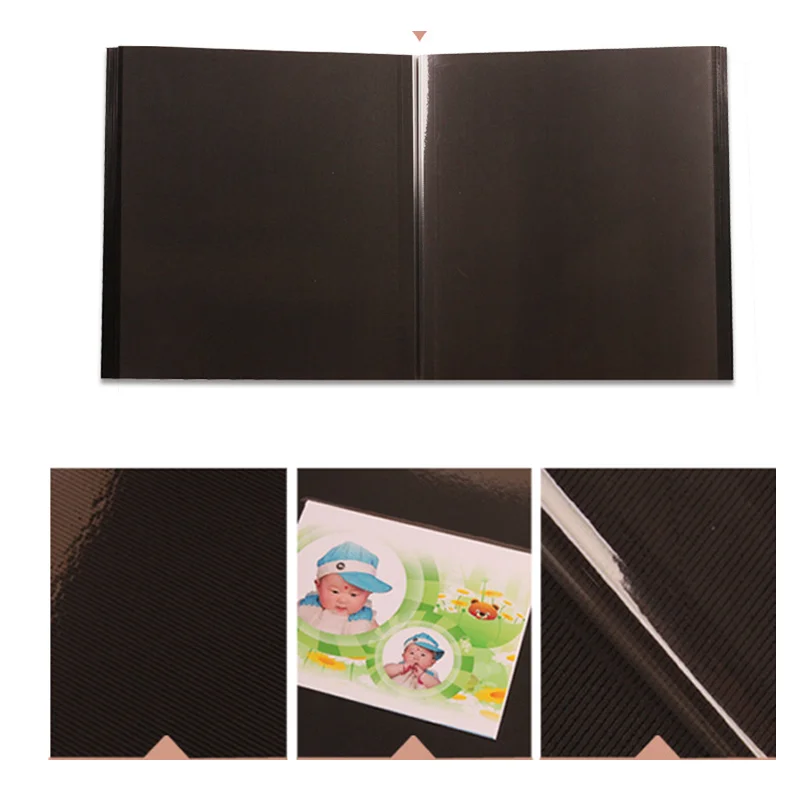 Polaroid 600 12 inch self-adhesive film diy handmade album romantic couple family baby growth creative wooden cover album