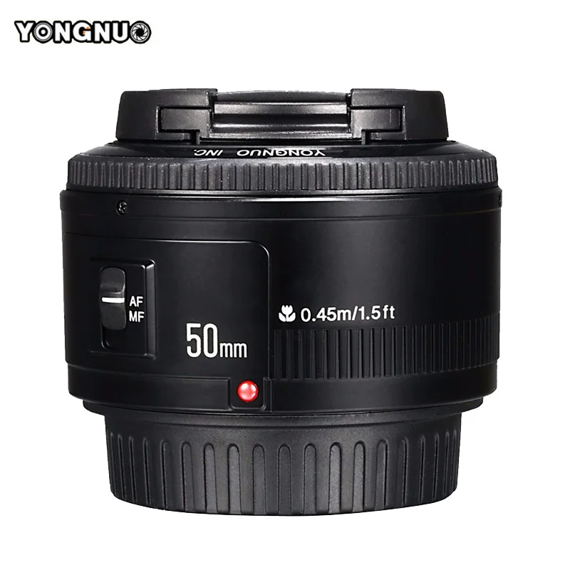 Объективы YONGNUO 35 мм YN35mm F2.0 AF/MF фиксированный фокус F1.8 объектив для Canon Nikon F