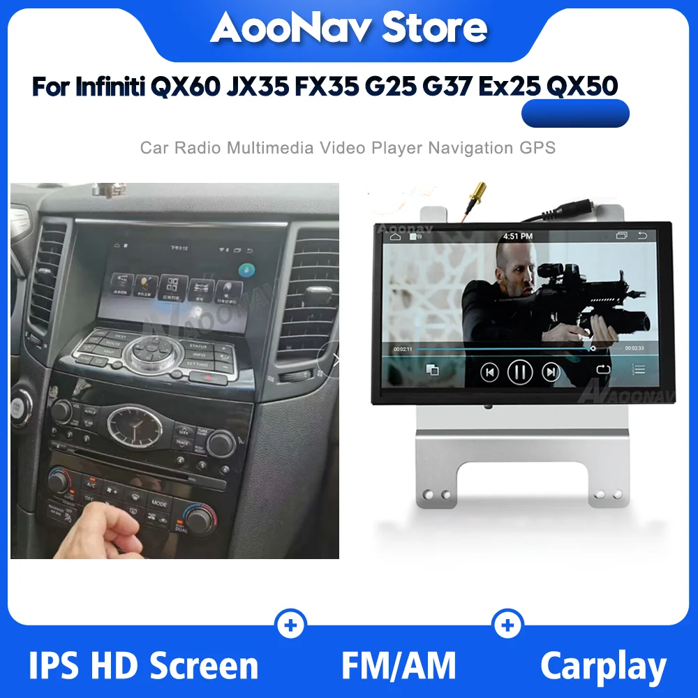 Android Car Radio with Touch Screen For Infiniti QX60 JX35 F