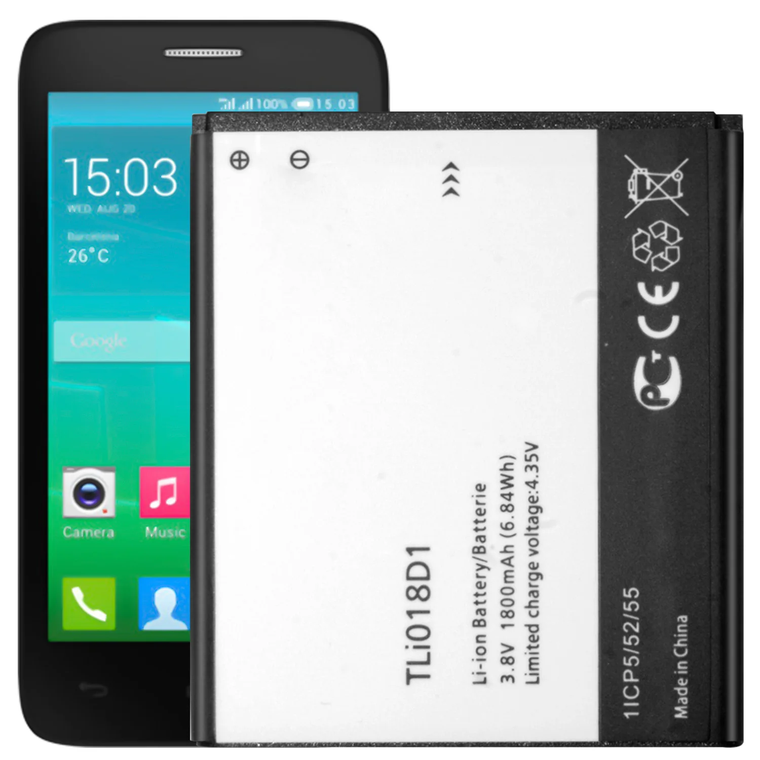 Батарейка TLi018D1 TLi018D2 для модема Alcatel Y859 Y859NC Y859ND|Аккумуляторы мобильных телефонов| |