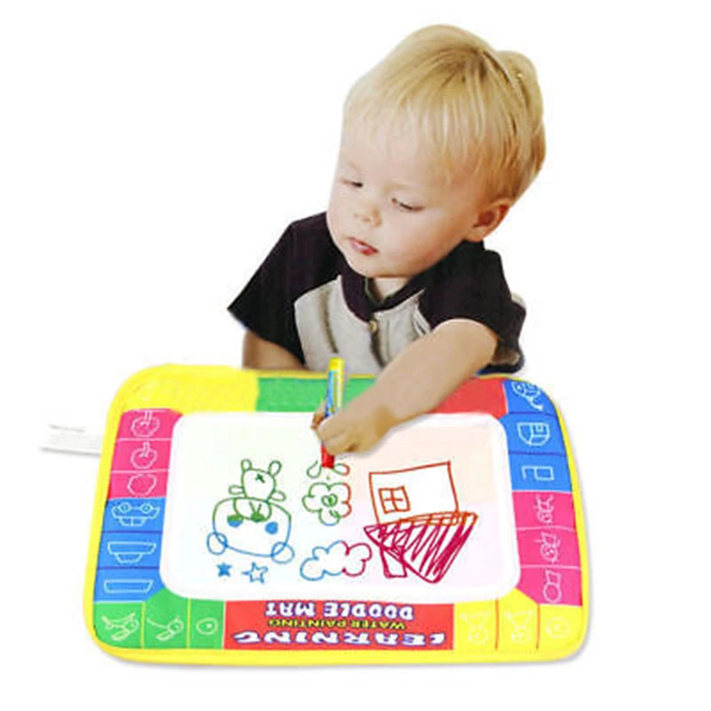 Коврик для рисования водой 4 цвета 29 х19 см | Игрушки и хобби