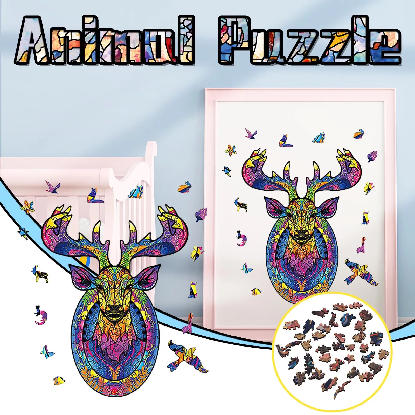 

2021 последняя версия, пазл со слоном особой формы, деревянный пазл, Сова, животные, пазл, детский деревянный пазл, вызов, Прямая поставка