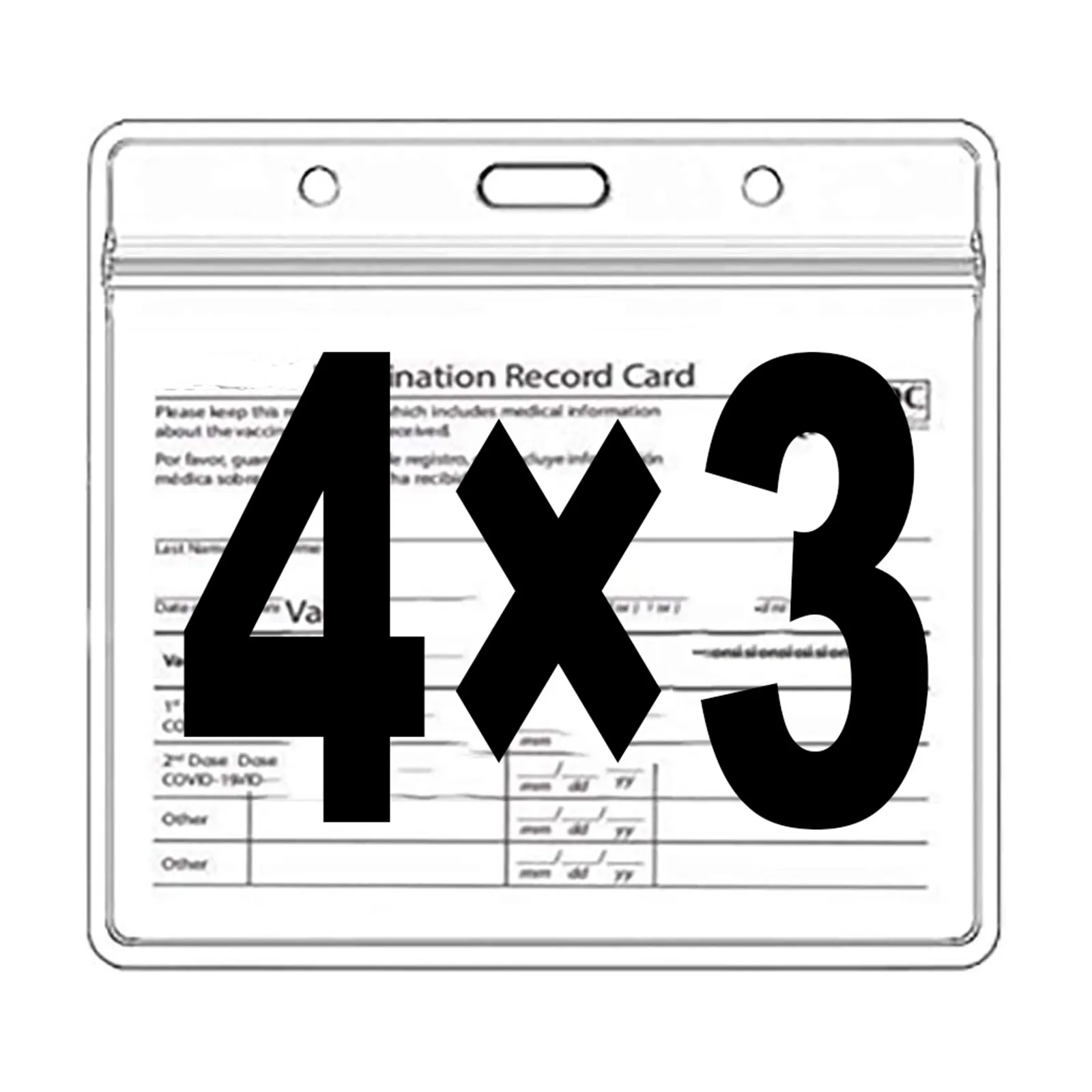 

Health Card Vaccine Card Protective Case Waterproof Pvc Soft Card Case Protector Holder Note Holder For Printable Document #T2P