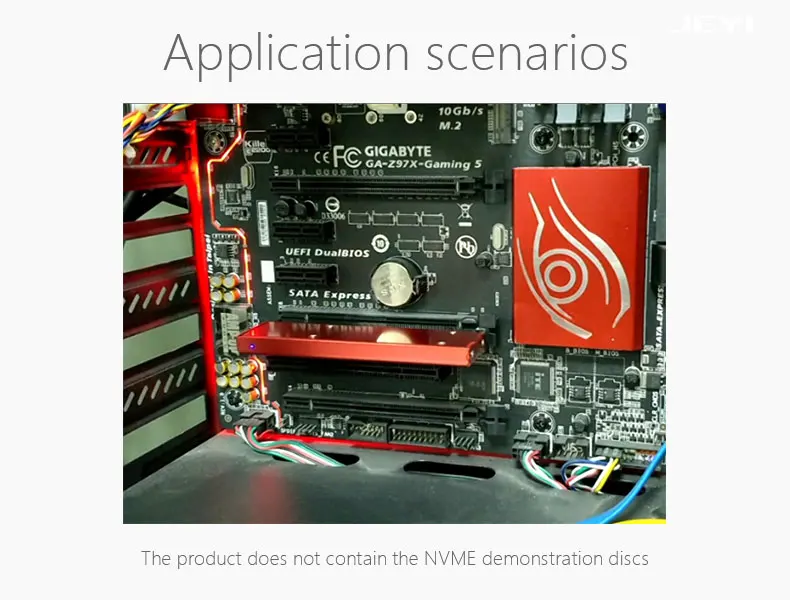 К. JEYI CoolSwift PCIE3.0 nnnnадападападападападападападапк к x16 PCI-E Full speed M.2 2280