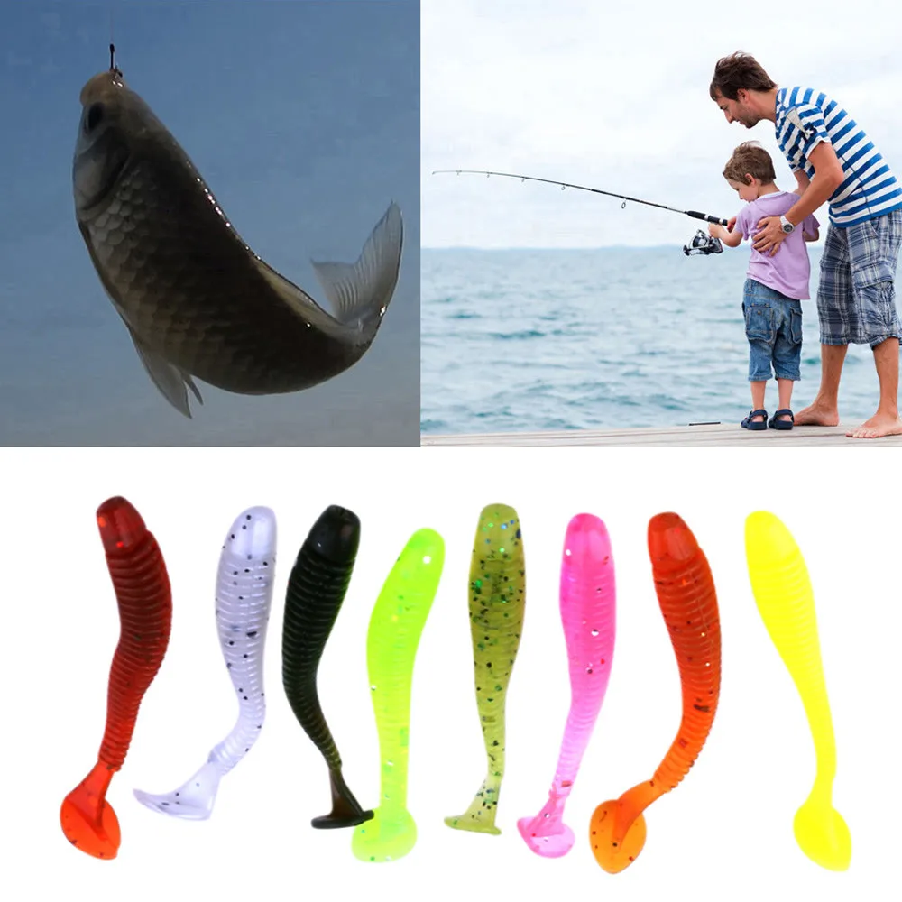 50 шт. искусственная приманка рыболовная приманка|Наживки для рыбной ловли| |