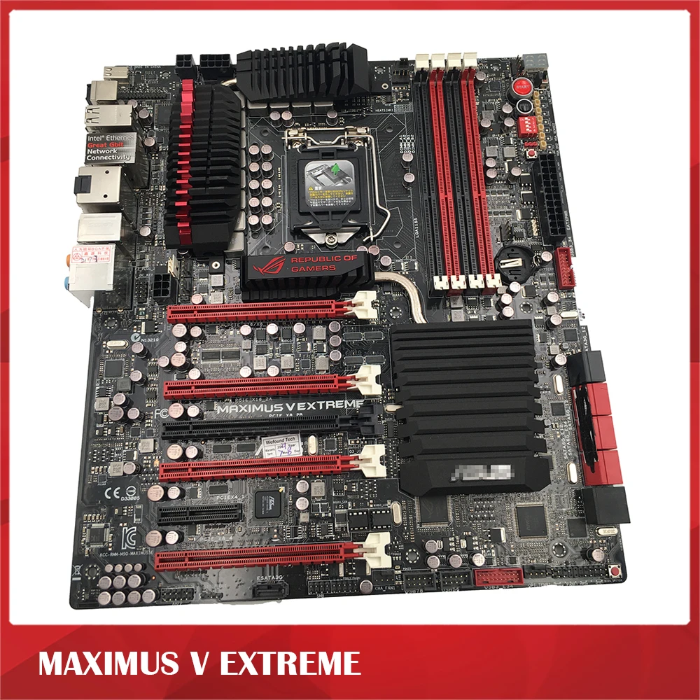 Материнская плата для станции ASUS MAXIMUS V EXTREME m5e полностью протестирована хорошее