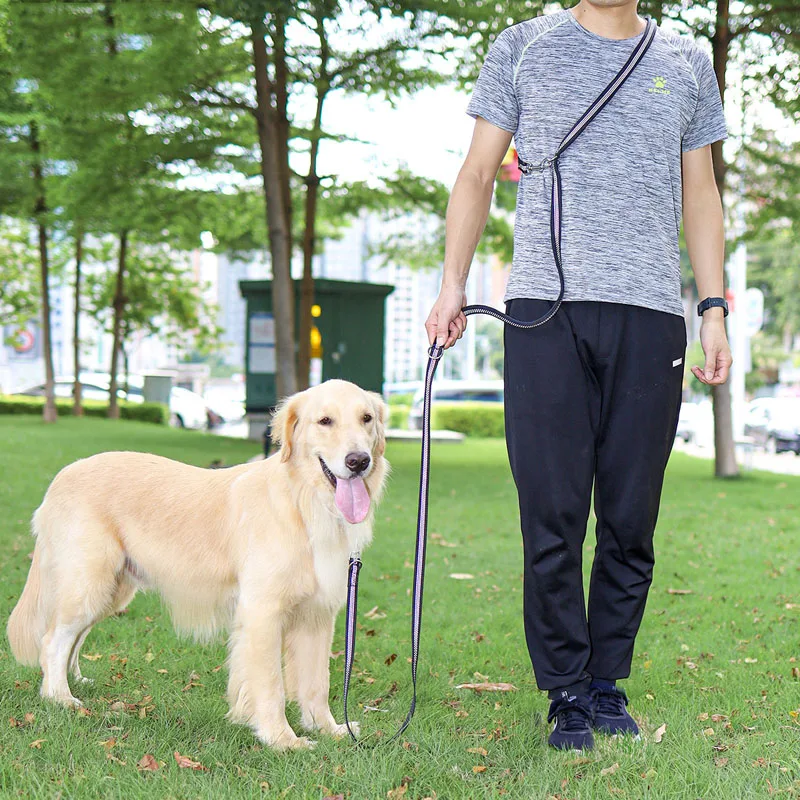 Многофункциональный нескользящий Светоотражающий Поводок для собак нейлоновый