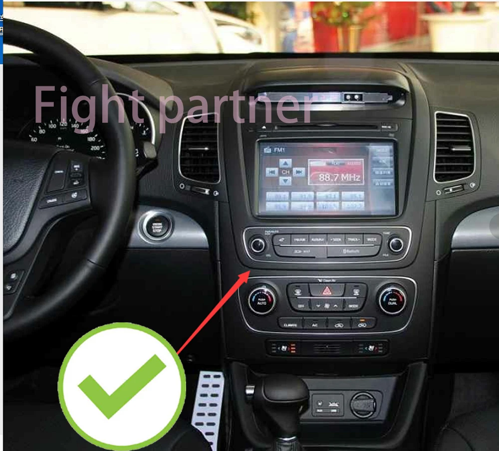 10,4 вертикальный экран Android автомобильный ПК gps навигация радио плеер для KIA Sorento High match