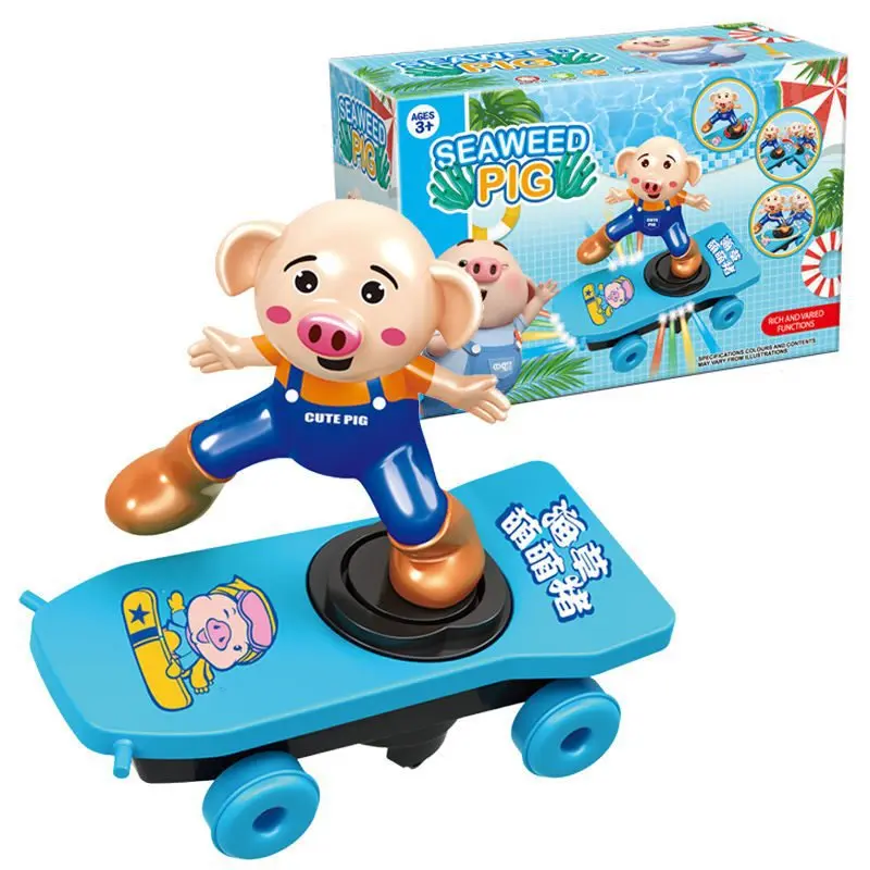 Электрический скейтборд с автоматическим вращением танцевальный робот