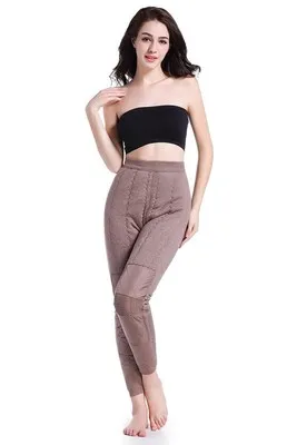 women camel Брюки для пожилых людей из овечьей шерсти зимние утепленные с высокой талией размера плюс шерстяные брюки плюс бархатные Свободные теплые брюки - Цвет: women camel