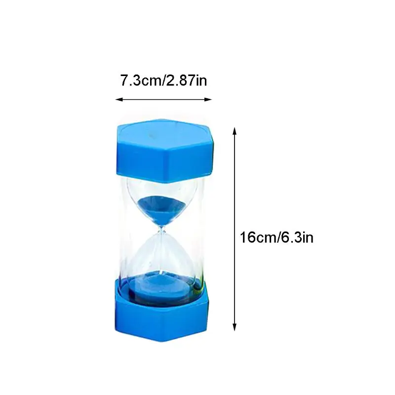 Desktop Sand Clock Timer 10/15/20/30/60 Minutes Children's Striking Hourglass Timer Home Decoration
