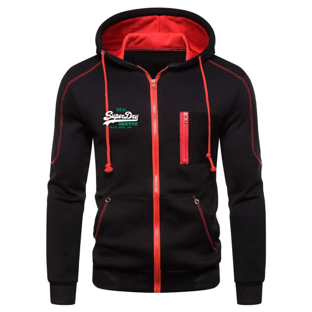 

Мужская куртка, пальто, модный кардиган, мужские толстовки с капюшоном, свитшоты, Мужская одежда, пуловер в стиле хип-хоп, с принтом в стиле Х...