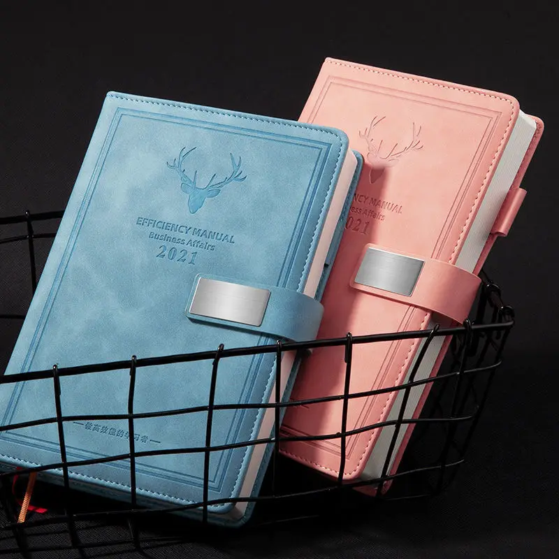 

Super Thick Wax Sense Leather A5 Journal Notebook Daily Business Office Work Notebooks Notepad Diary School Supplies