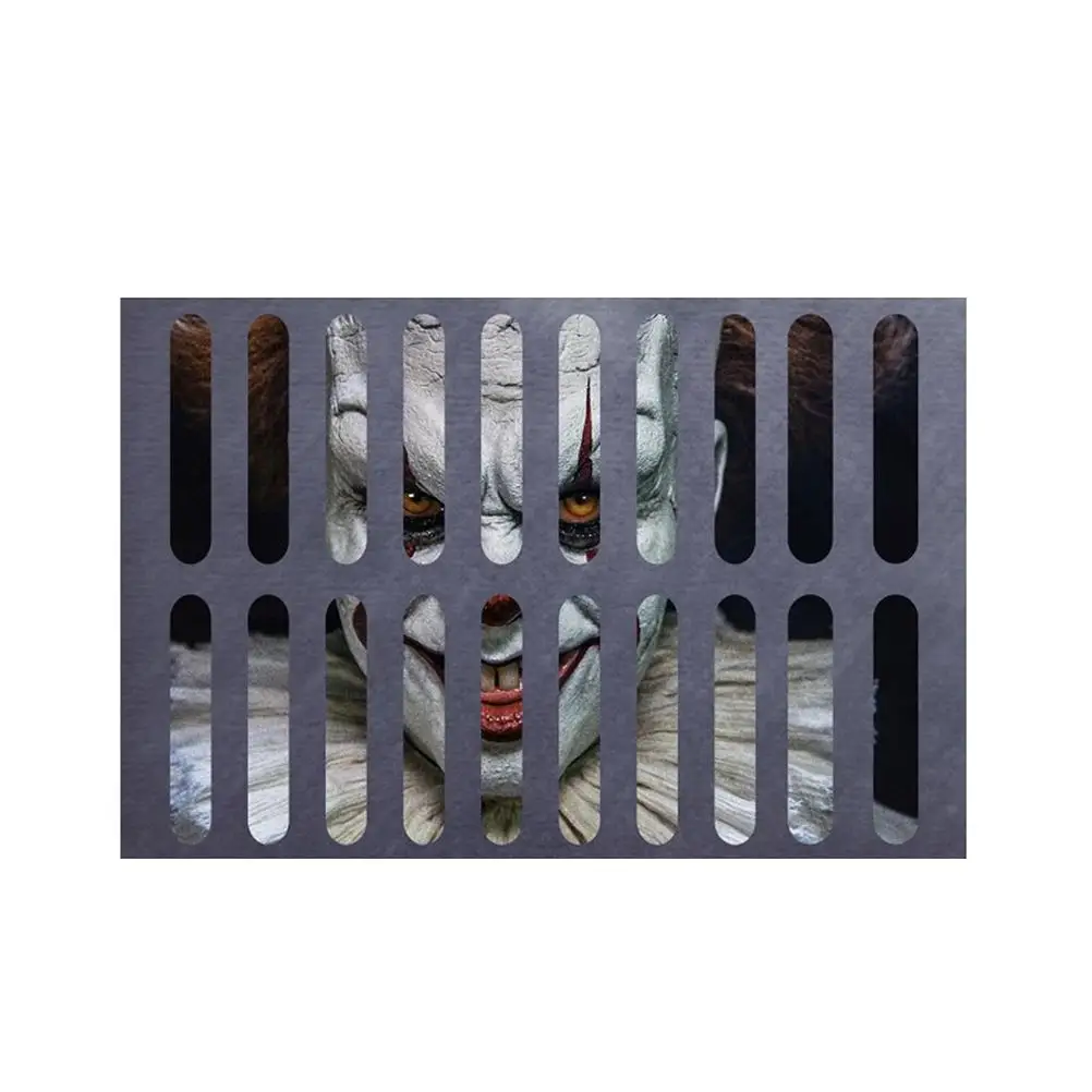 

Halloween Clown Door Mat Clown Floor Carpet Horror Welcome Door Mat for Halloween Front Door Decoration