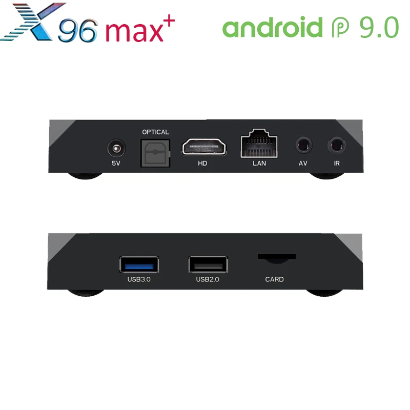 ТВ приставка X96 MAX Plus Android 9 0 Amlogic S905X3 1000 м X3 2 4 ГГц Wi Fi поддержка Smart TV|ТВ-приставки и