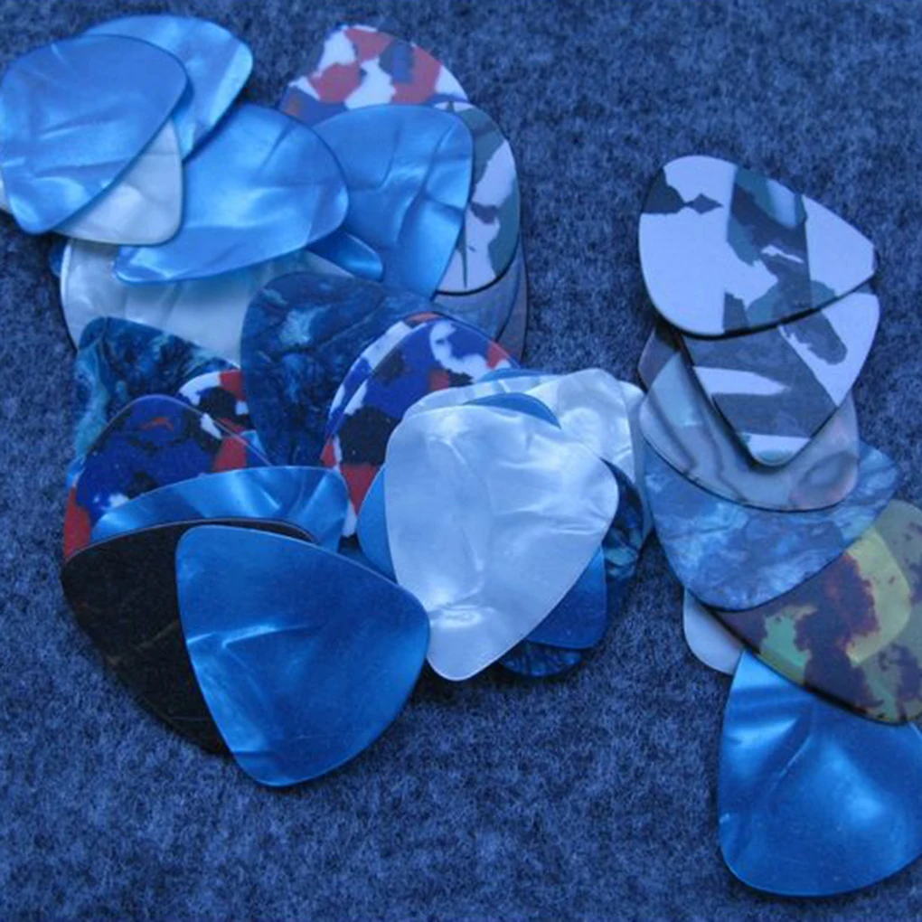 10Pcs Celluloid Plastic Guitar Picks Plectrums for Acoustic Electric | Спорт и развлечения