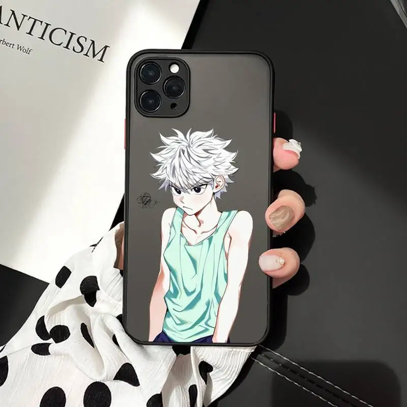 

Hunter x Hunters anime luxury Phone Cases shell matte transparent For iphone 7 8 11 12 plus mini x xs xr pro max cover