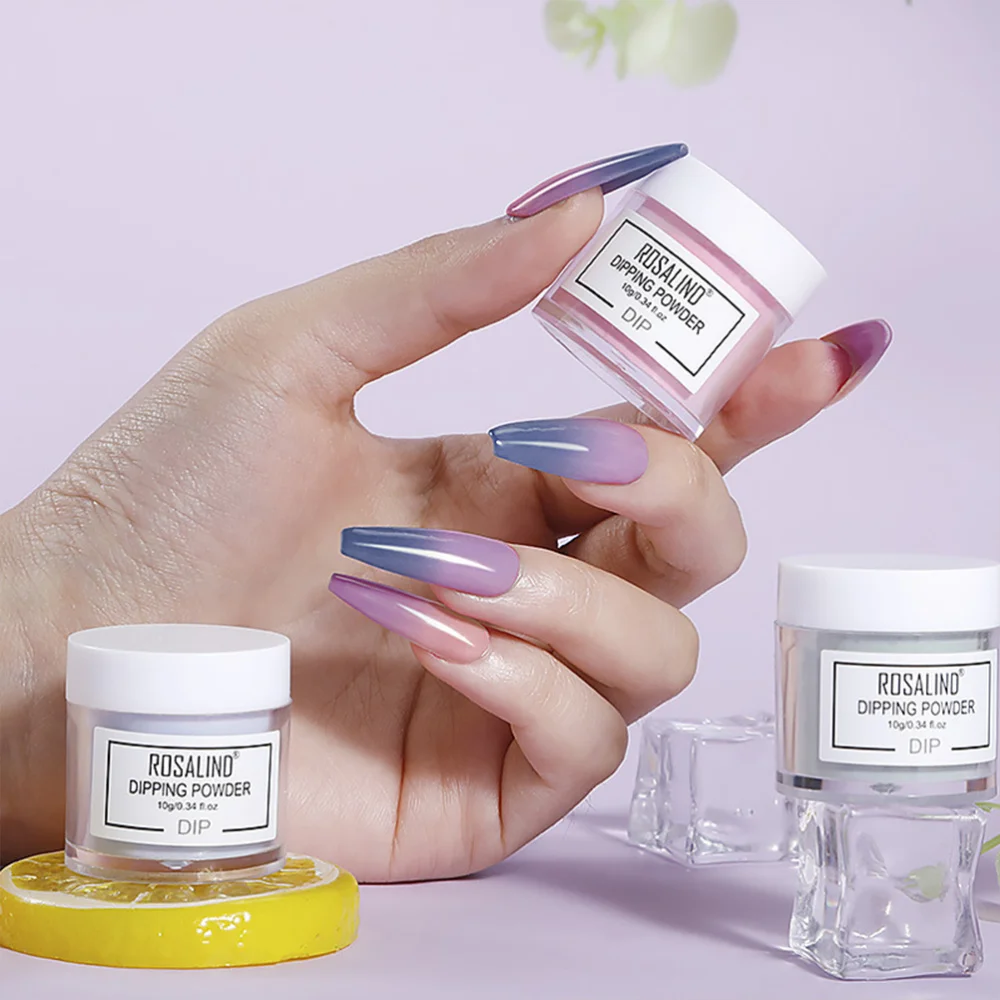 

4 Jars Color Changing Polish Powder Nail Art Design Powder Nail Shop Supplies