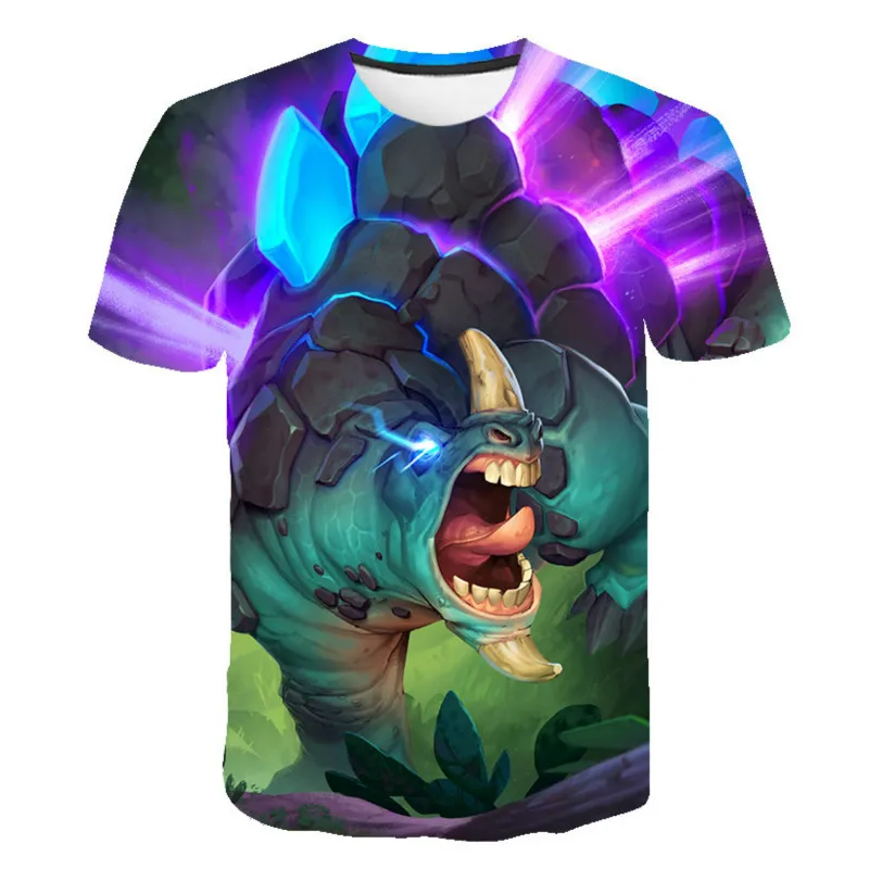 

2021 new Boys and Girls Kids Cute 3D Cartoon Print T-shirt Short Sleeve 4T-14T