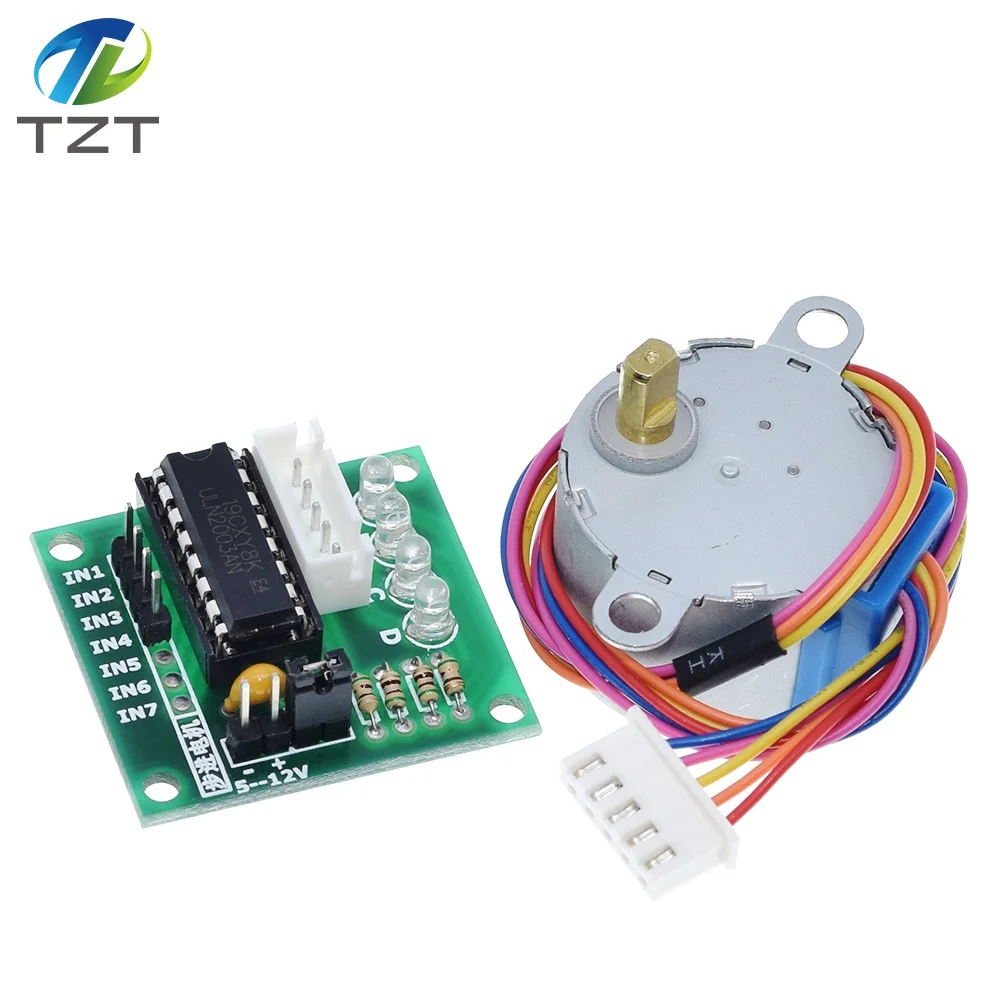 1 лот 28BYJ 48 5V 4 фазный шаговый двигатель + Драйвер платы ULN2003 для Arduino драйвер
