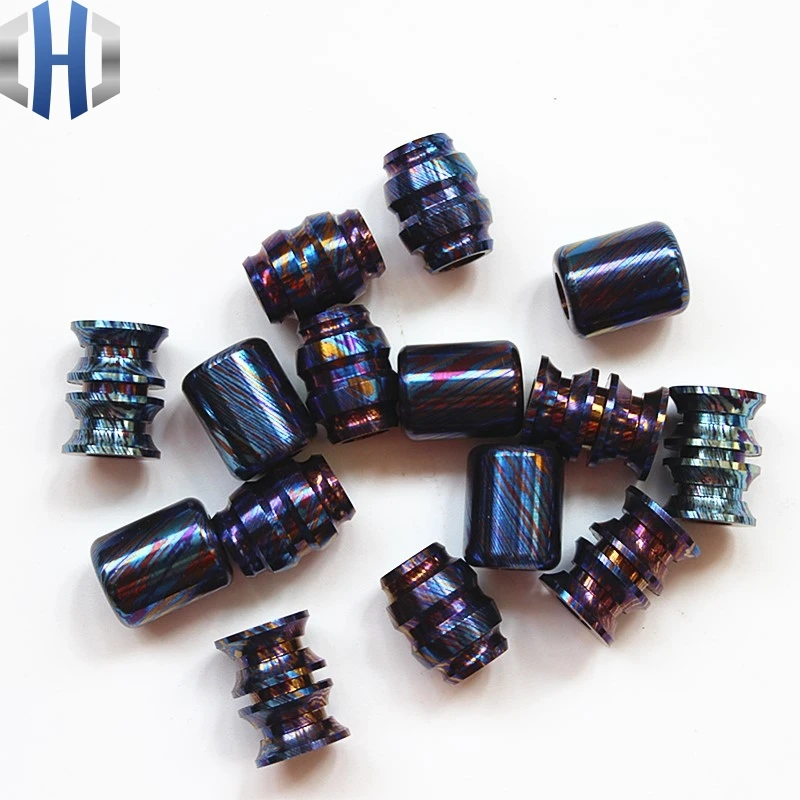 Титановый дамасский Зонт EDC Веревка Подвеска титановая сабля DIY подвеска