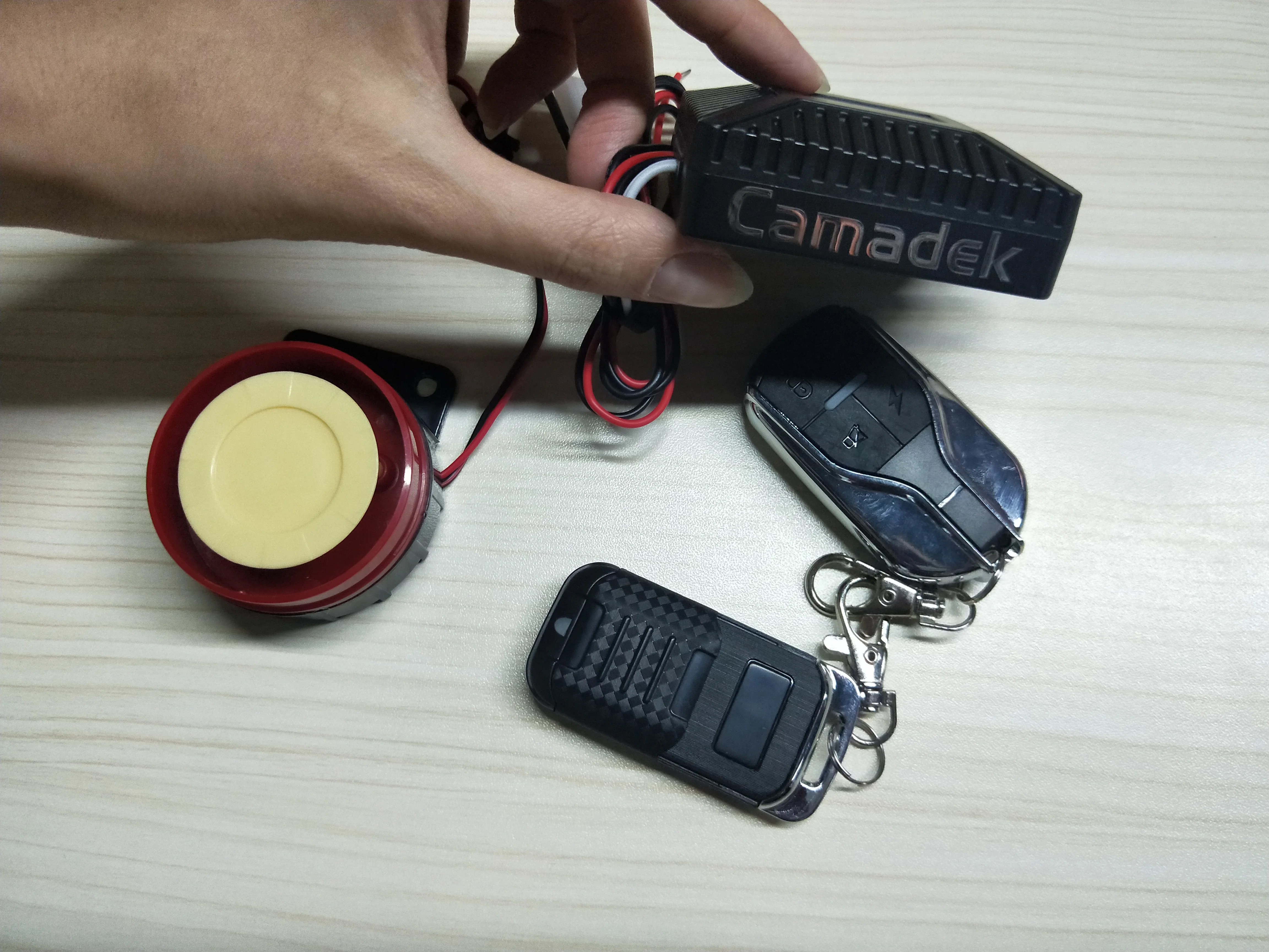 Camadek 12V Универсальный мотоцикл с напоминанием вибрацией противоугонное