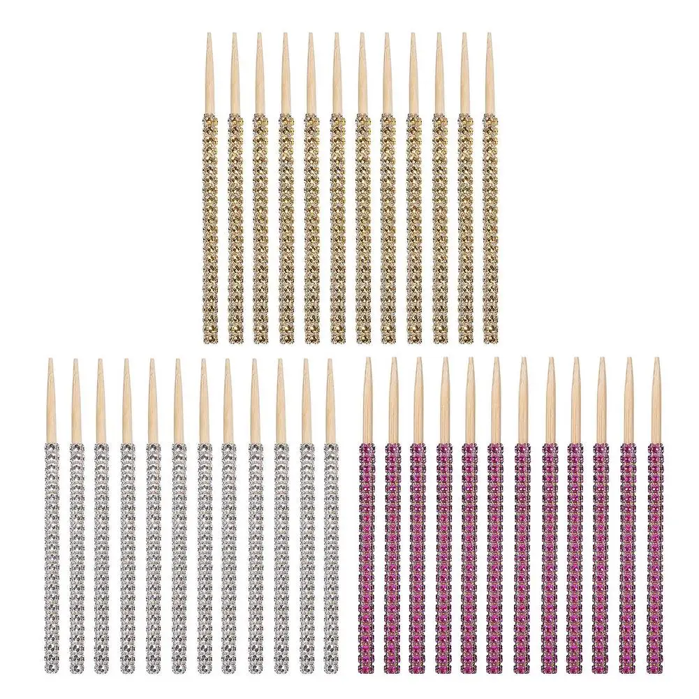 12 шт. палочки для конфет блестящие леденцов с присосками рождественские еды |