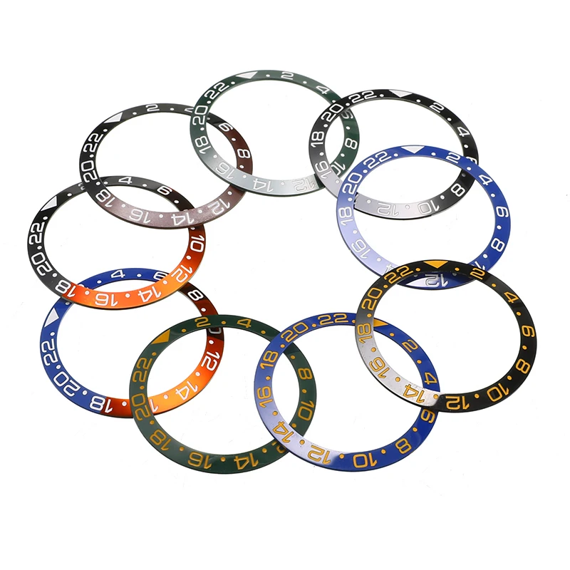 38 мм керамический циферблат вставка для циферблата 40 автоматический механизм