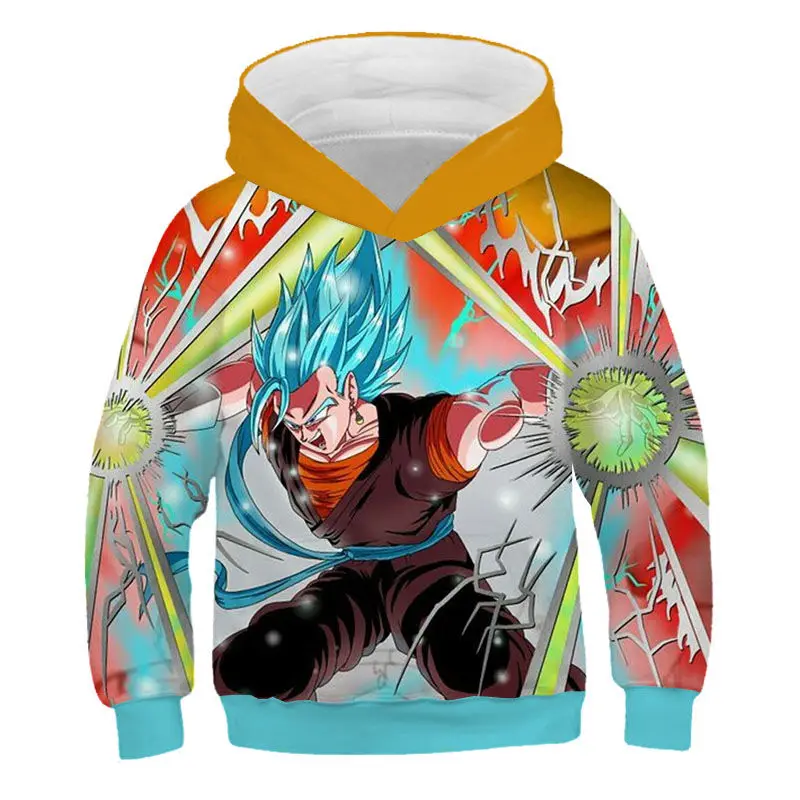 Аниме-Толстовка Dragon Ball Z Сон Гоку Детская толстовка с капюшоном с принтом «3D напечатаны кофты в стиле Харадзюку для детей, для мальчиков и девочек повседневные толстовки с капюшоном; пальто - Цвет: NT-238