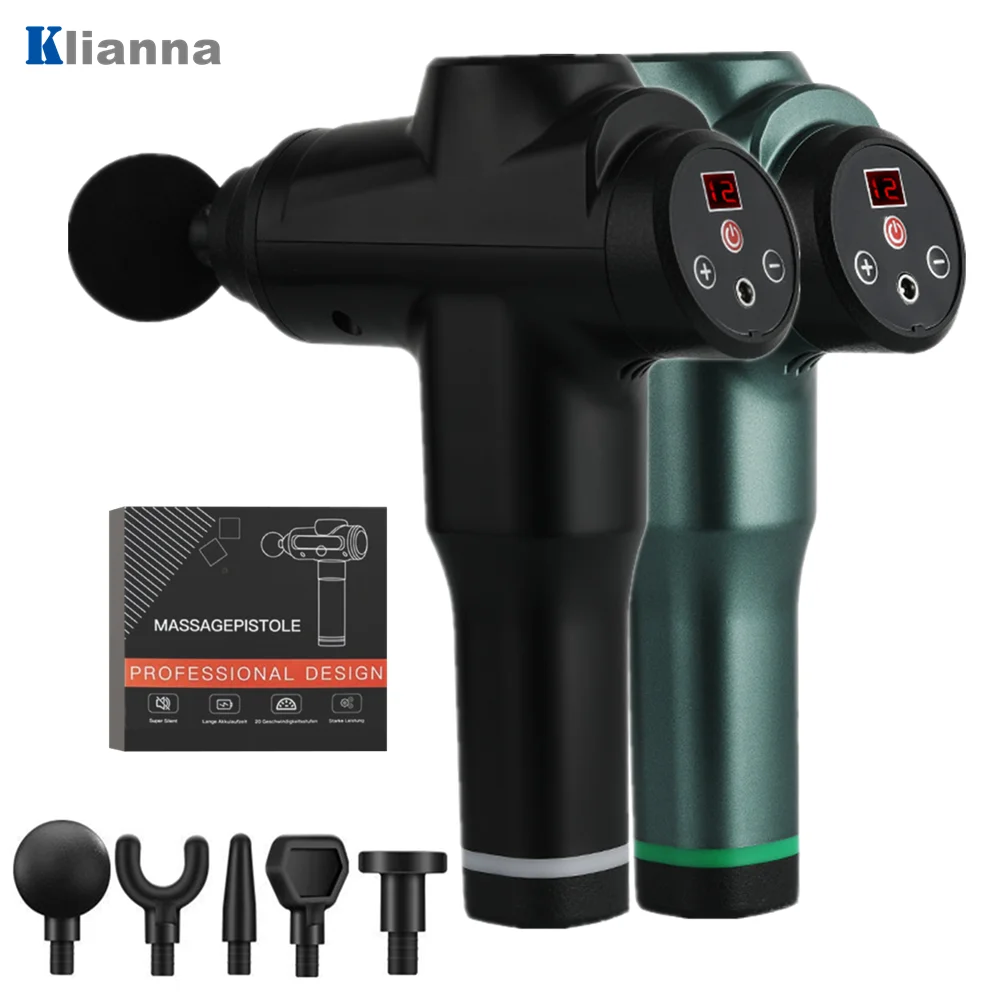 

Electric Fascia Gun Sport Therapy Body Massage Gun Percussive Vibration for Muscle Pain Relief Body Relaxation Exercising 5 head