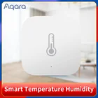 Беспроводной датчик влажности и температуры Aqara Zigbee, набор для умного дома, термометр, гигрометр Mijia