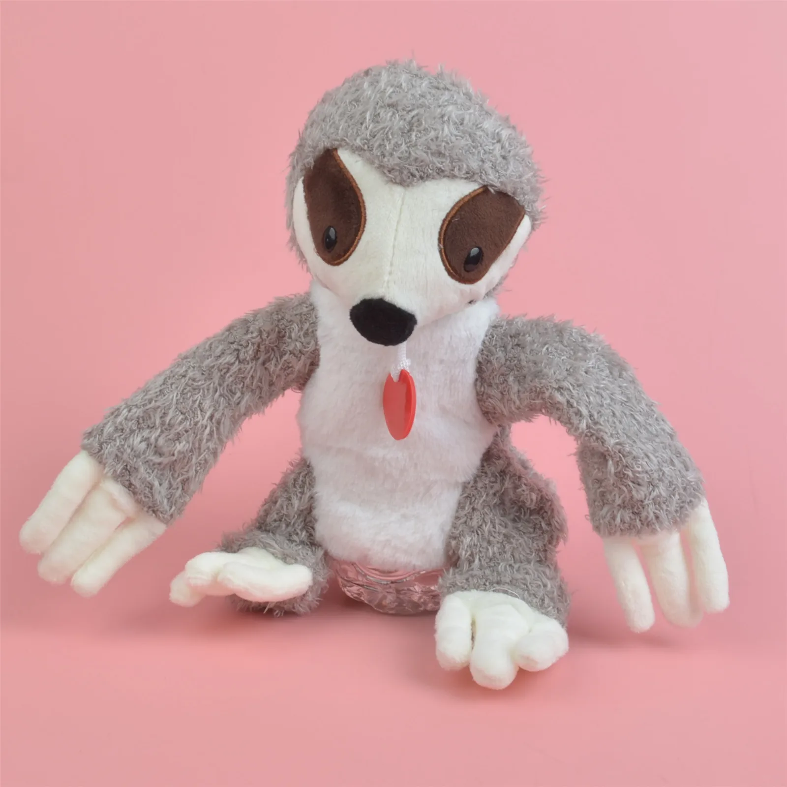 Игрушка плюшевая для обучения ленивецам Трехточечная мягкая игрушка-Зверюшка в