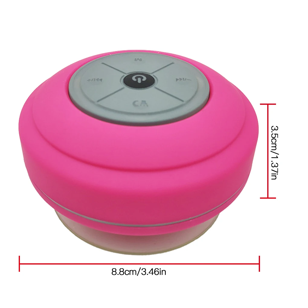 

Portable Bluetooth Speaker Wireless Waterproof Shower Speakers for Phone PC Bluetooth Soundbar Hand Free Car Speaker LED