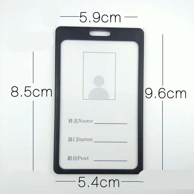 Чехол для пропуска и удостоверения личности из алюминиевого сплава держатель