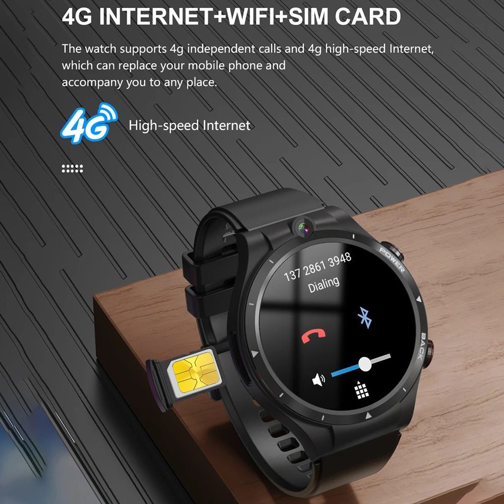 Смарт-часы LEMFO LEM15 мужские с поддержкой 4G 128 ГБ 900 мАч смарт часы | Электроника