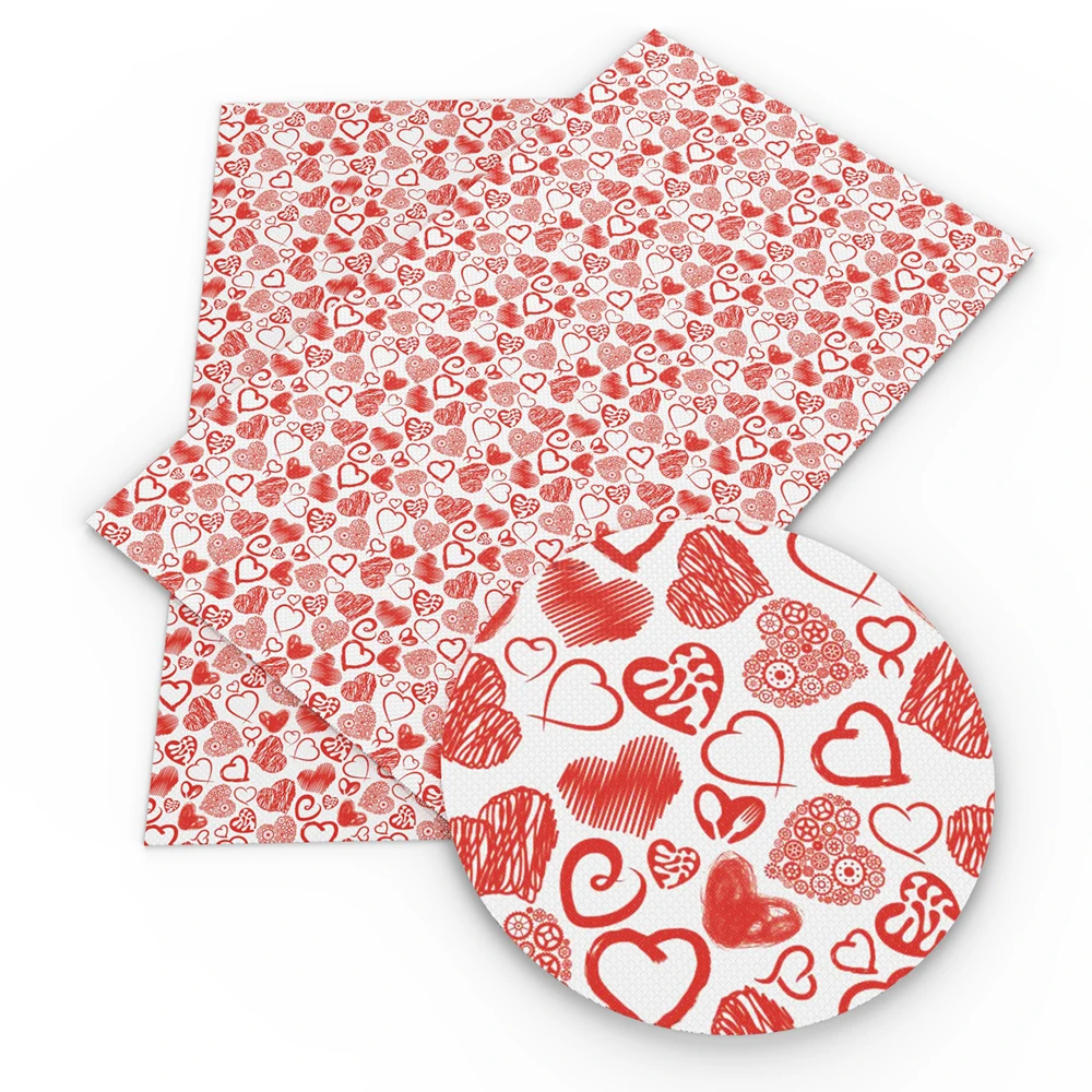 

20*33cm Geometric Apple Bird Printed Synthetic Leather,DIY Handmade Materials For Making Earrings Crafts,1Yc8015