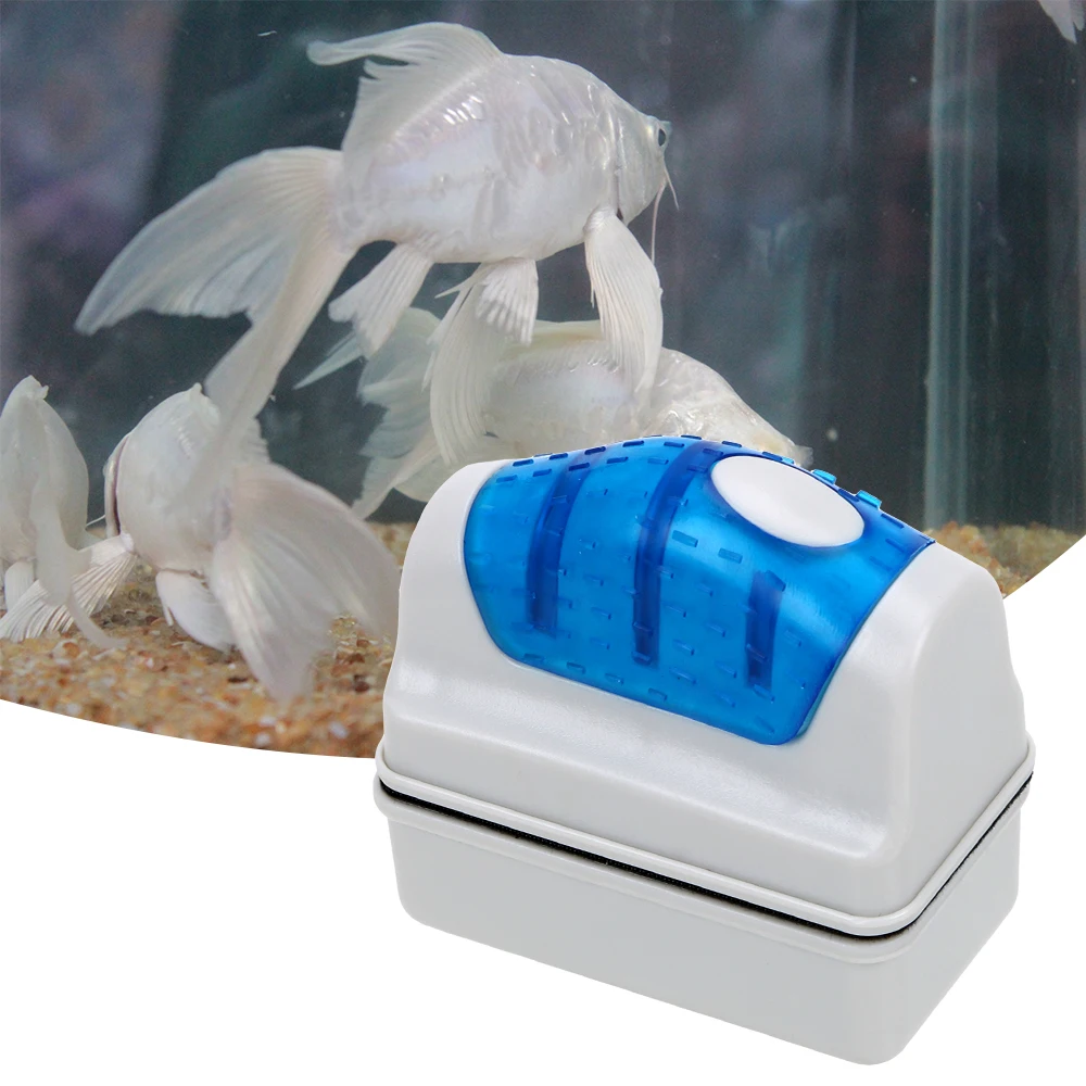 

Магнитная щетка, пластиковые щетки для аквариума, скребок для водорослей, щетка для удаления Моха, плавающая щетка для очистки стекла и окон