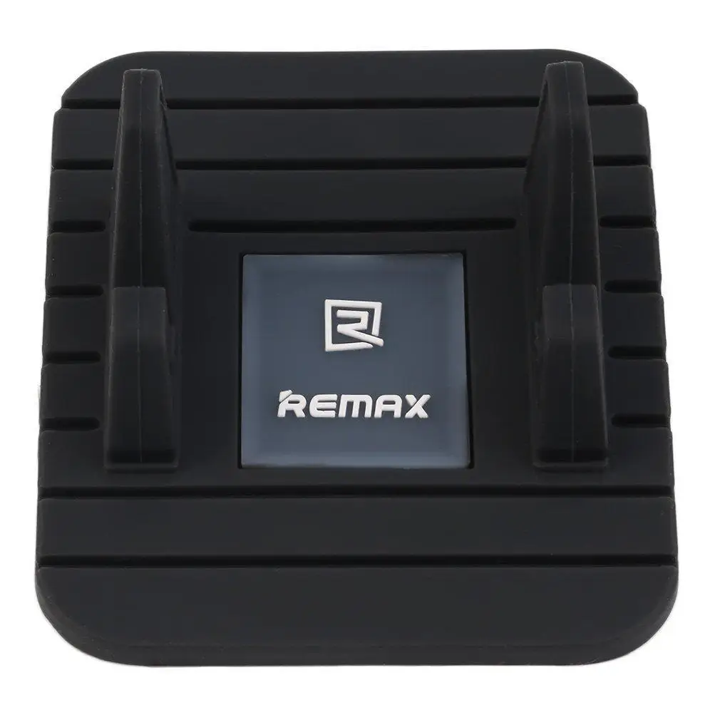 Черный силиконовый держатель для телефона подставка колыбель нескользящая