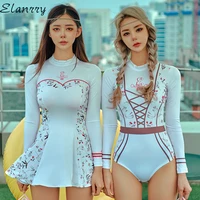 2021 mujer women sport swimsuit korean style padded one pieces swimwear ladies beach wear bodysuit girl bathing suit
