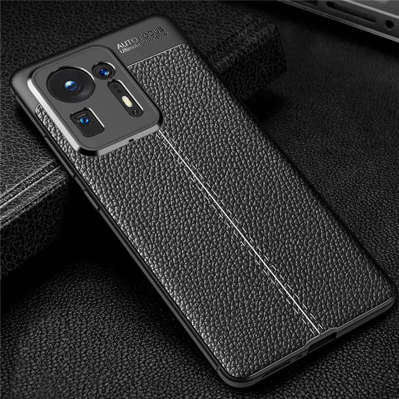 For Xiaomi Mi Mix 4 Case Luxury Leather Soft Rubber Silicone Case For Mi Mix 4 Cover For Xiaomi Mi Mix 4 Case