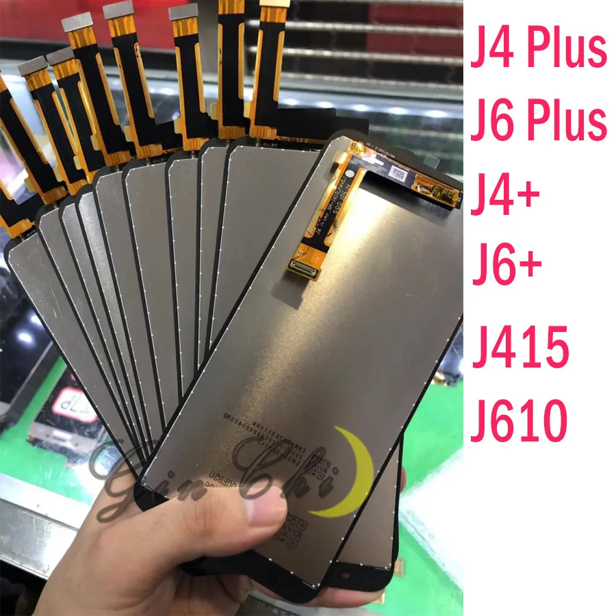 ЖК дисплей сенсорный для Samsung J4 plus + 2018 Plus J415 J415F J410 J6 Prime J610|Экраны мобильных