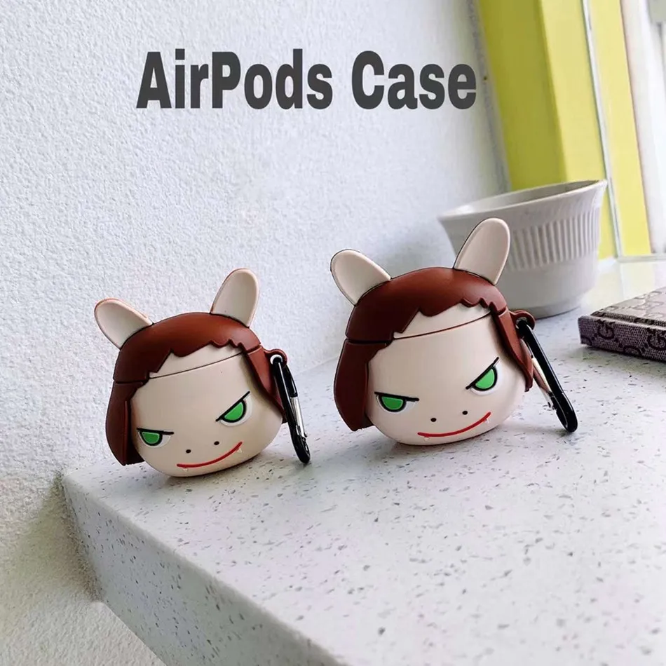3D чехол для наушников s для AirPods чехол с милым мультяшным изображением бутылки молока для Apple Airpods Защитная крышка для Earpods чехол для наушников кольцевой ремешок