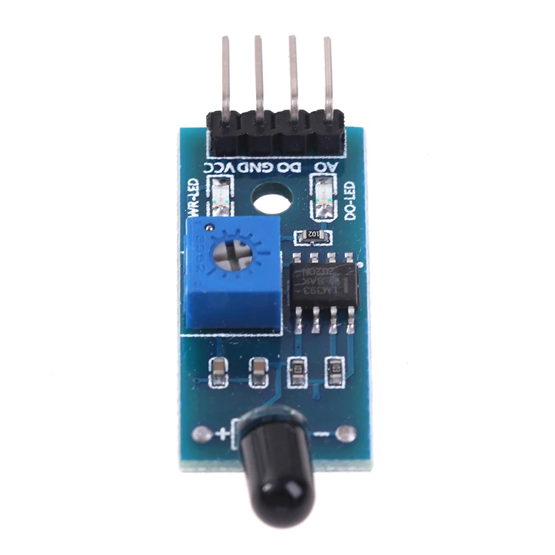 

Flame sensor module, fire source detection module, infrared receiver module