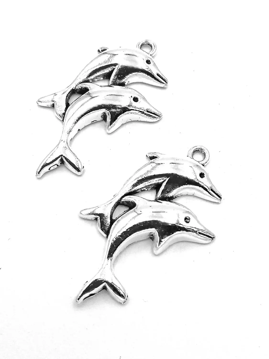 20 шт. подвеска 32x22 мм античное Серебряное украшение аксессуары изготовление