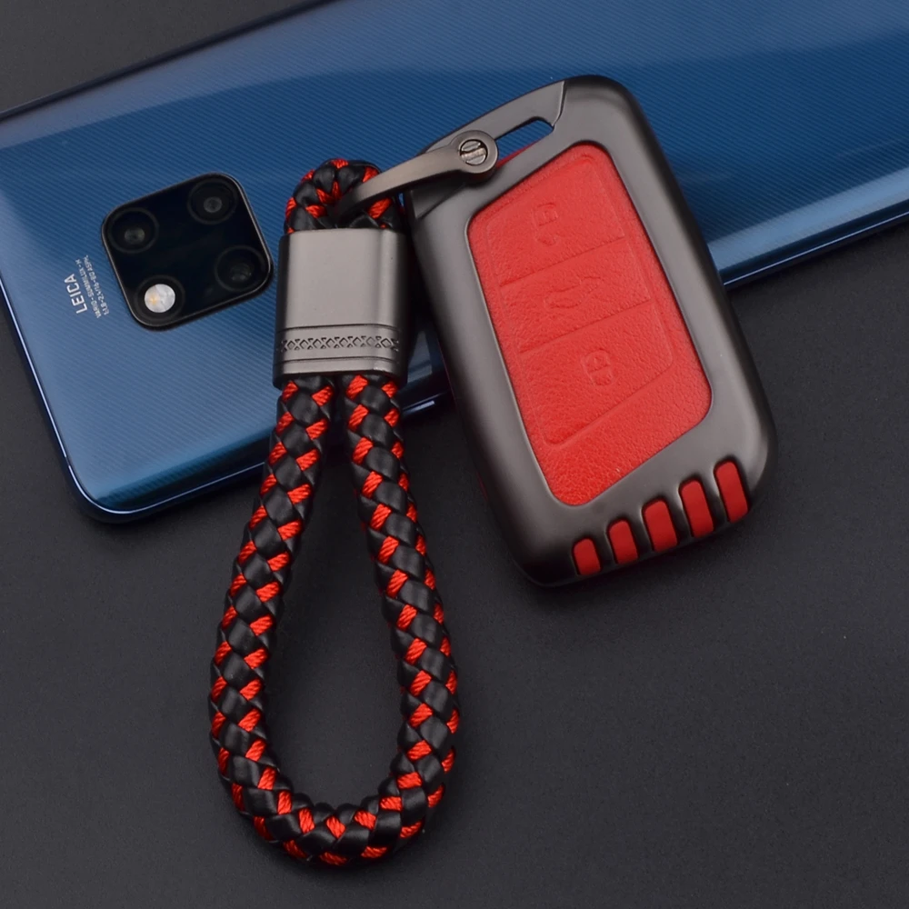 Чехол для ключа автомобиля чехол пульта дистанционного управления Volkswagen Tiguan MK2