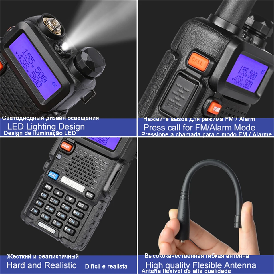 baofeng uv 5r uv-5r uv5r для cb рация 10 км телефон автомобильная портативная рации ham