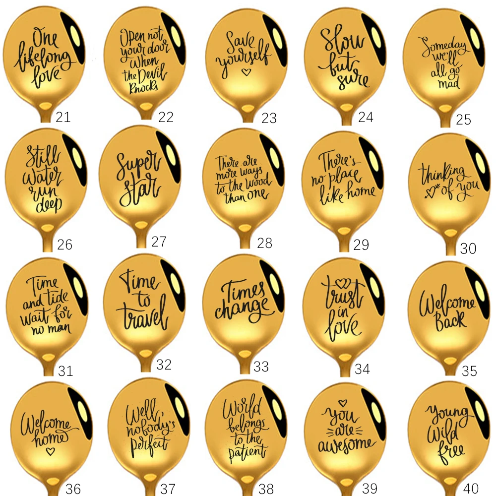 Креативная ложка для чая и кофе столовые приборы из нержавеющей стали десертный