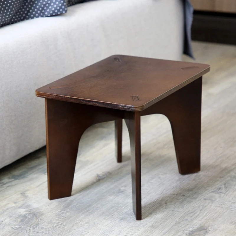 Деревянный ступенчатый табурет в стиле ретро нескользящая детская кухонная