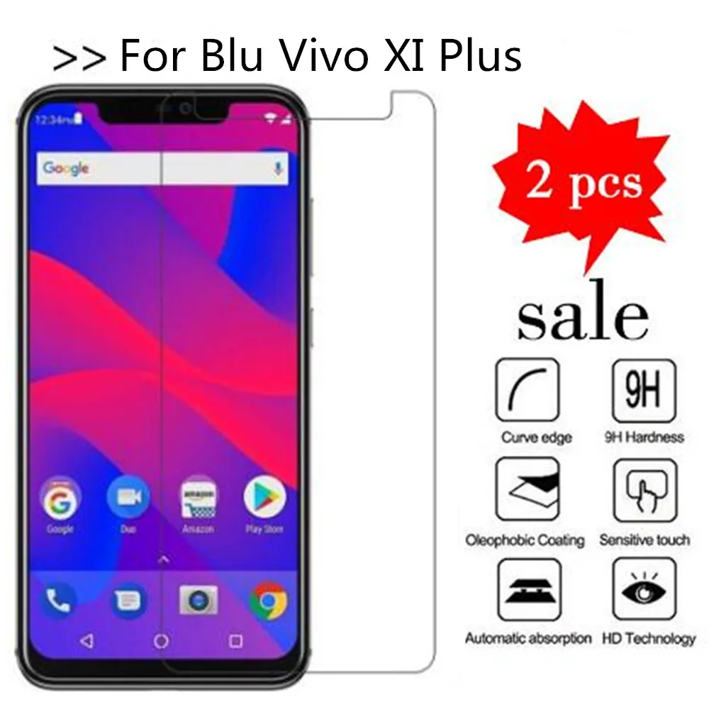 Закаленное стекло 9H для Blu Vivo XI Plus Высококачественная защитная пленка