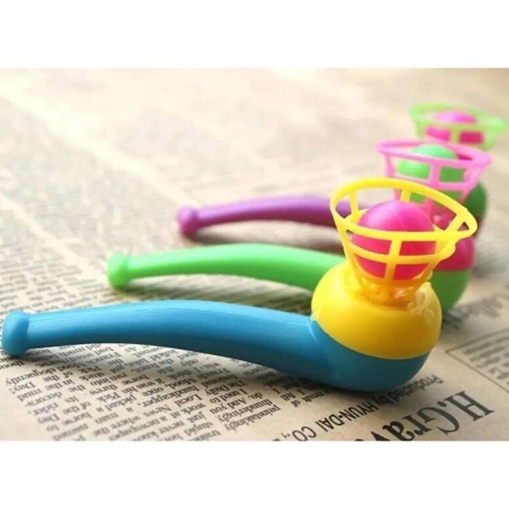 Outdoor Fun Sports Entertainment Toys For Children Blowing Plastic Pipe Balls Balance Training Learning Educational | Игрушки и хобби